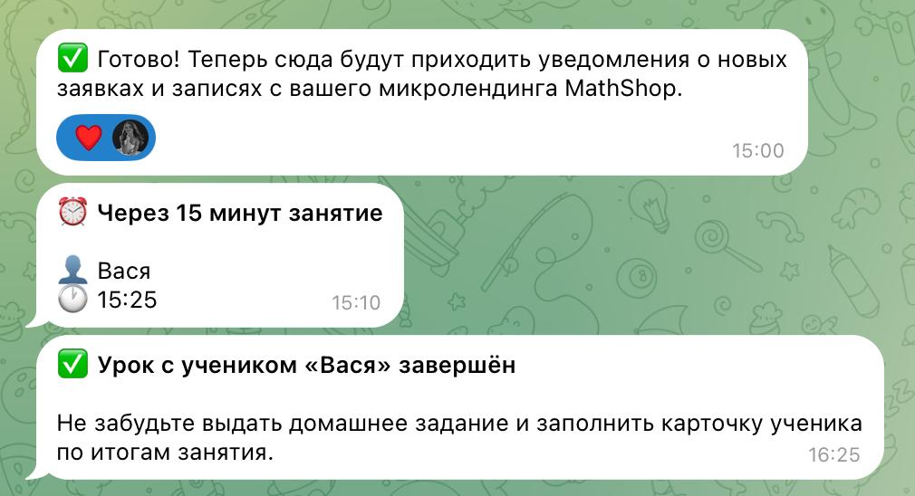 Telegram-уведомления